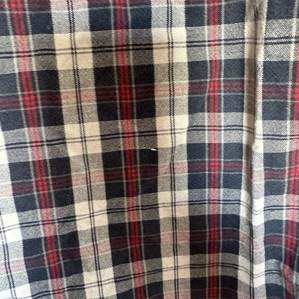 Carhartt Relaxed Fit  Long Sleeve Cotton Button Down Plaid‎ Work Shirt Men's Med - Picture 5 of 16